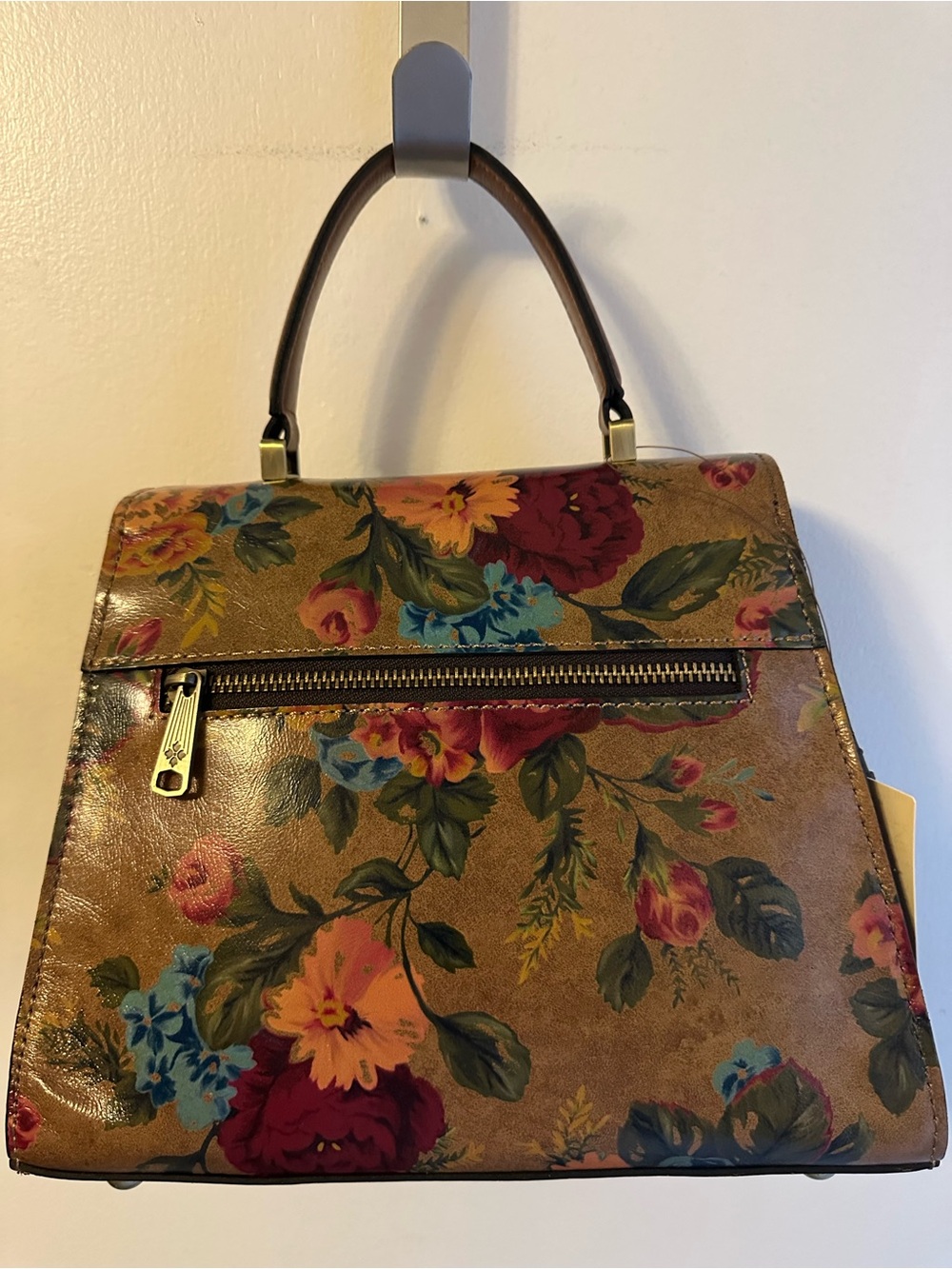Patricia Nash Vintage Victorian Garden Collection Chauny Floral Satchel - Picture 2 of 15